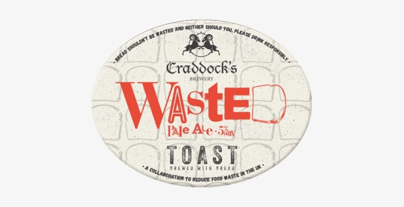 Craddocks Toast Wasted - Label, transparent png