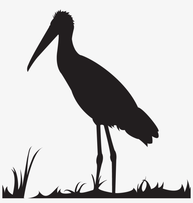 Clip Free Library Baby Silhouette At Getdrawings Com - Stork, transparent png