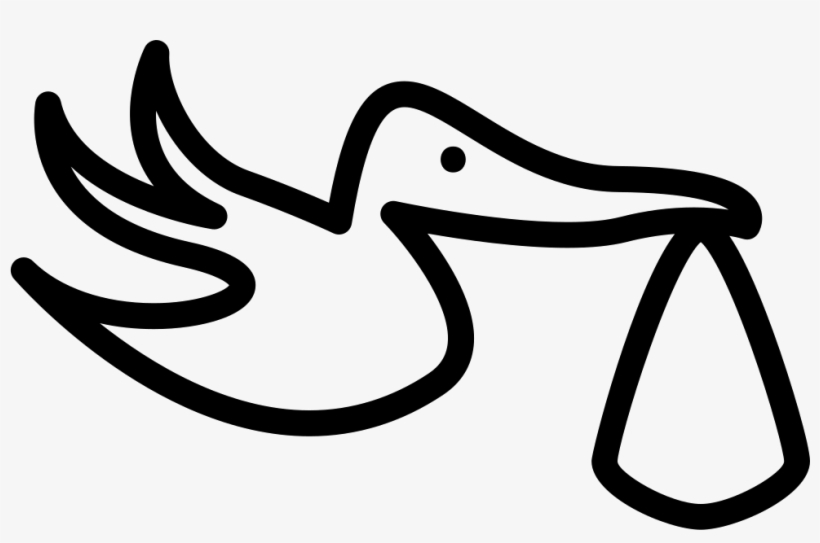 Png File - Stork, transparent png
