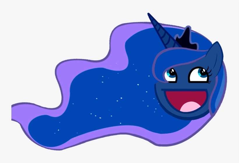 Princess Luna Awesome Face My Little Pony - Princess Luna Awesome Face, transparent png