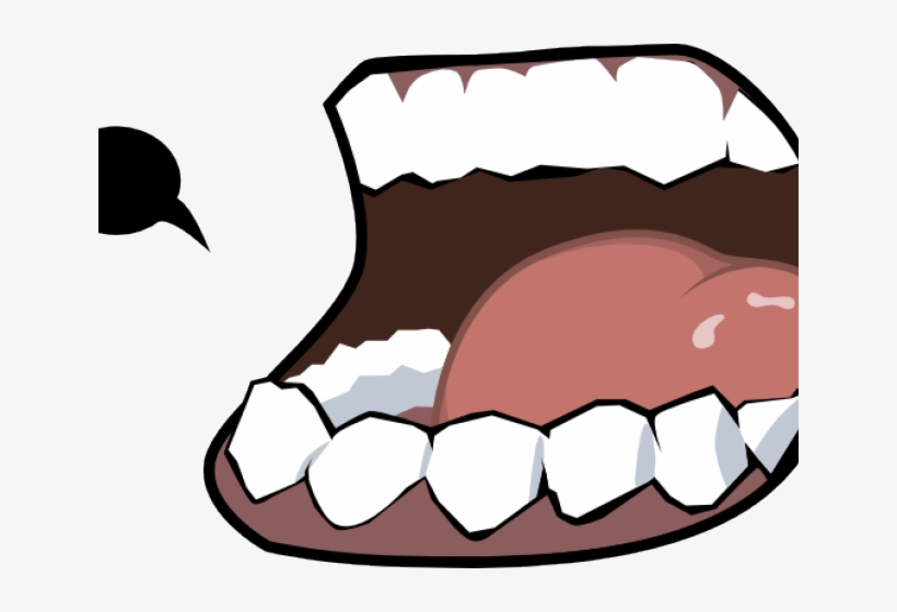 Cartoon Mouth Eating, transparent png