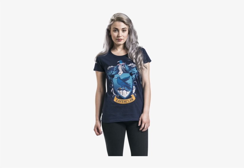 Mujer Ravenclaw Crest Camiseta Azul Oscuro 100% Algodón - Ravenclaw Crest, transparent png
