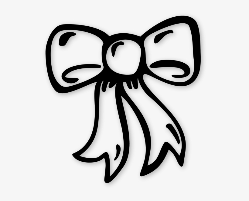 Bow Doodle, transparent png
