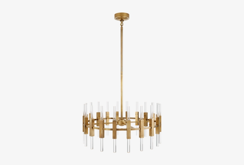 Palomar Small Rotating Chandelier In Hand-rubbed Antique - Chandelier, transparent png