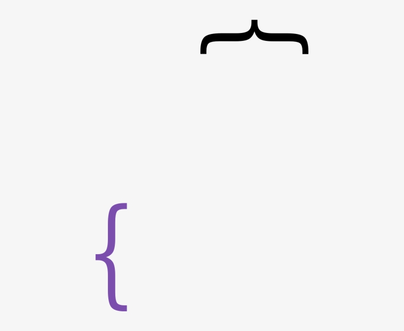 Purple Bracket Clip Art - Clip Art, transparent png