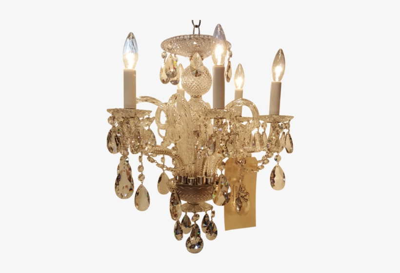 Venetian Chandelier W/ Diamond Cut Crystal - Venice, transparent png