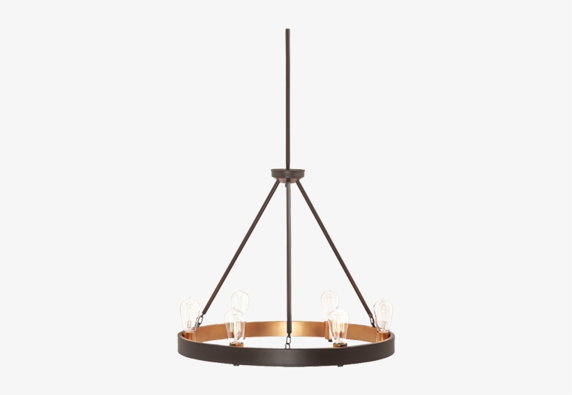 Kichler Lighting Covington 24 49 In 6 Light Olde Bronze - Kichler Covington 6 Light Chandelier, transparent png