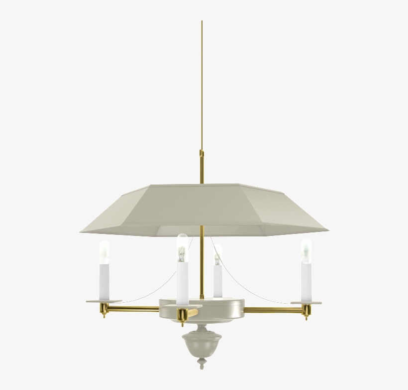 Fairfield Chandelier Brass - Lampshade, transparent png
