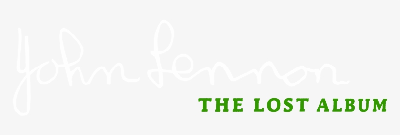 John Lennon The Lost Album Exhibit Logo - John Lennon Name Logo, transparent png