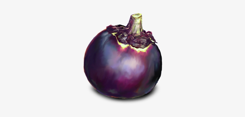Kamo Aubergine - Round Eggplants, transparent png