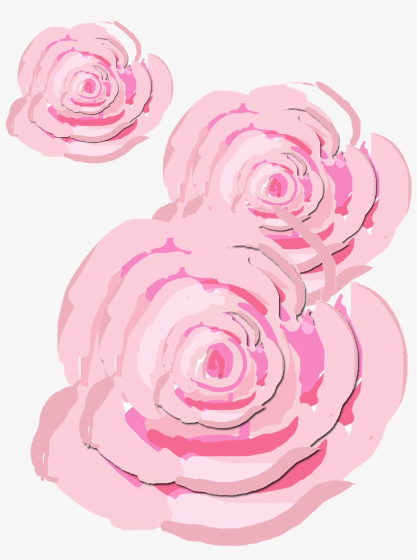 I Cut Out The Flowers, And Using The Flower Shape As - Shabby Chic Flower Png, transparent png