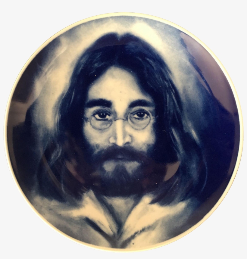 John Lennon Collector Plate, Made In Denmark, Numbered - Circle, transparent png
