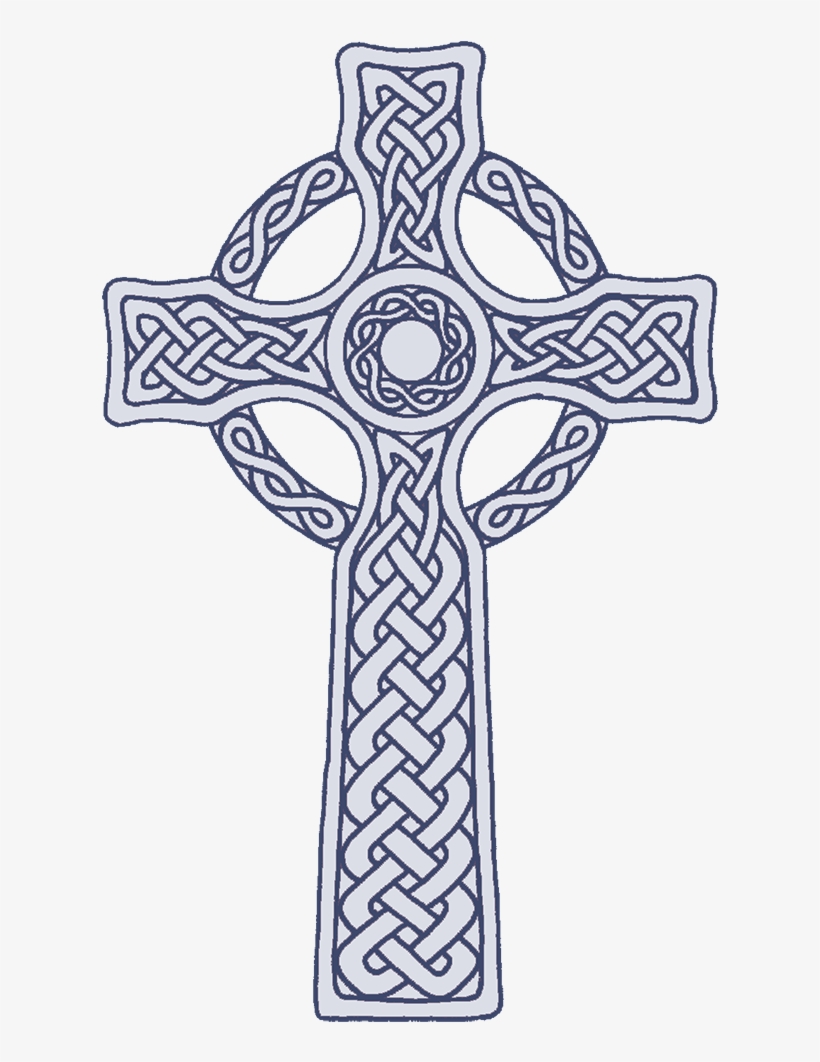 233 Celtic Cross Gray - Celtic Cross, transparent png