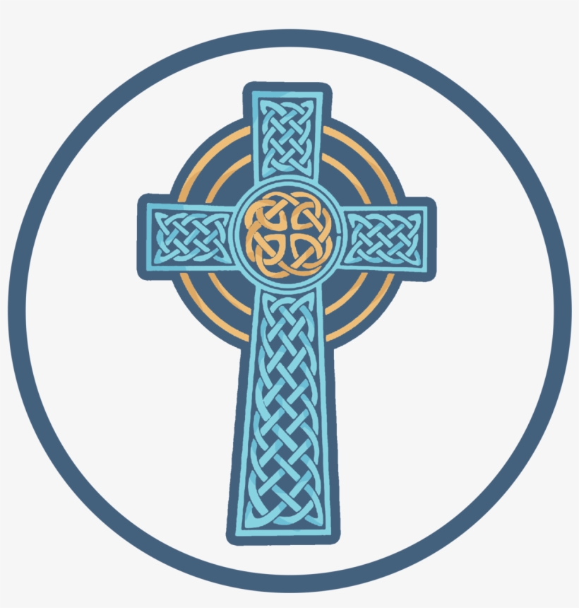Decal Guru Celtic Knot Cross Wall Decal, Black, transparent png