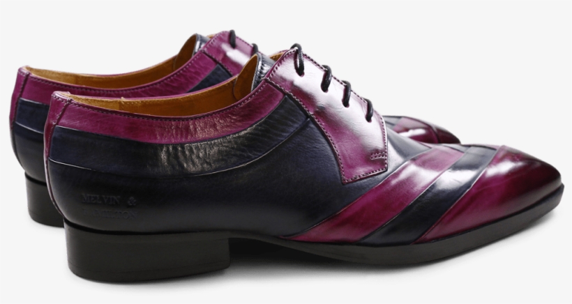 Derby Shoes Ricky 8 Eggplant Navy - Derbies Melvin & Hamilton Ricky 8 Eggplant Navy,, transparent png