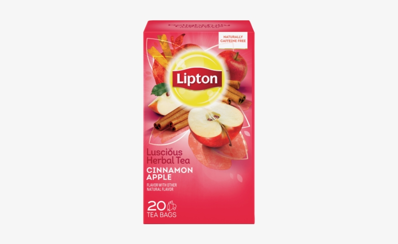Lipton Us Lipton Tea Herbal Apple Cinnamon - Cinnamon Apple Lipton Tea, transparent png