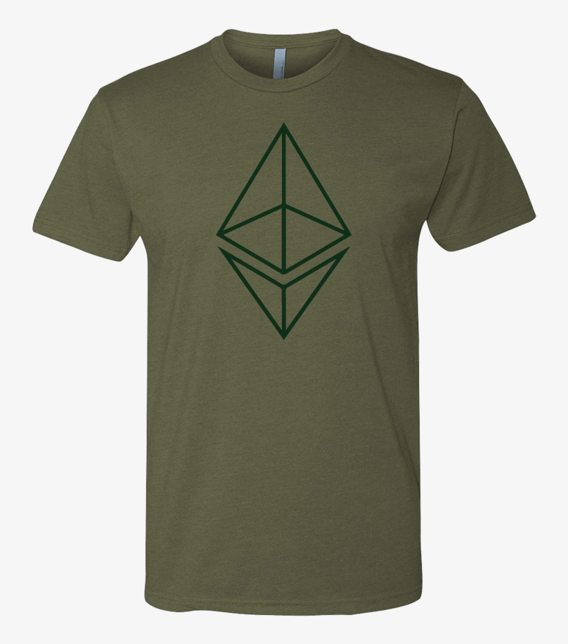 Ethereum Logo Wire Art T-shirt - Shirt, transparent png