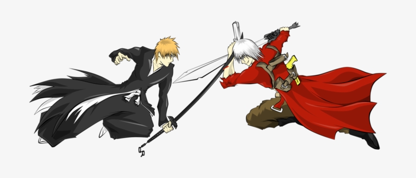 No Caption Provided - Dante Vs Ichigo, transparent png