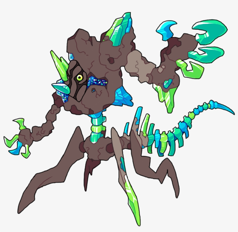 Kurokikumo Crystal Demon By Silvan-raptor - Cartoon, transparent png