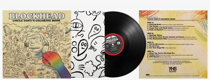 Blockhead - Uncle Tony's Coloring Bk., transparent png