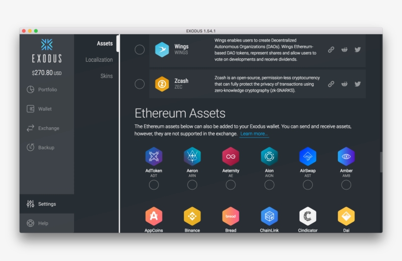 This Section Is Accessed By Clicking On Settings, Then - Ethereum, transparent png