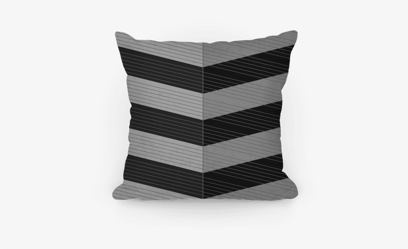 Stripes On Stripes Pattern Pillow - Cushion, transparent png