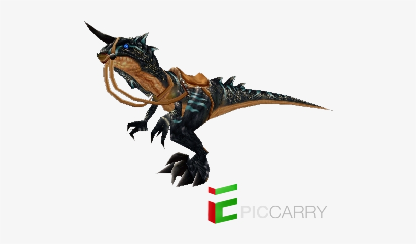 Black Primal Raptor, transparent png