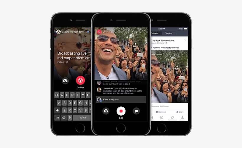Wowza Is Featured On The Facebook Website As One Of - Facebook Live Video Screen, transparent png