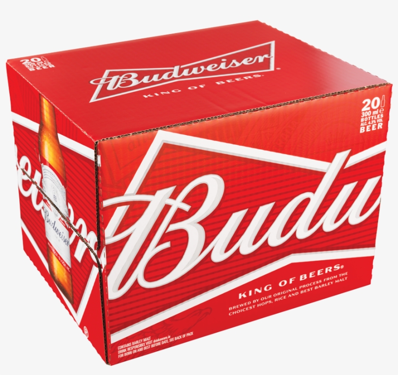 Budweiser Bottle 20 Pack - Budweiser 6 Pack Bottles, transparent png