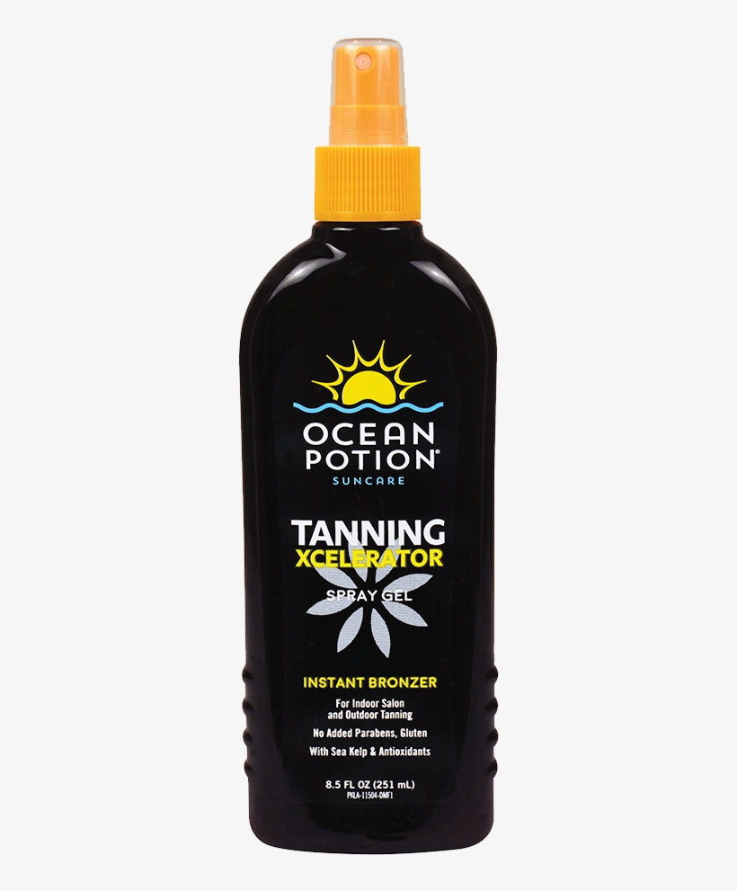 Tanning Xcelerator™ Spray Gel - Ocean Potion Tanning Lotion, transparent png