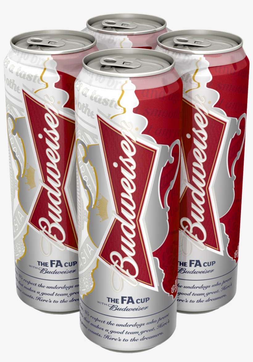 Large Cans Of Budweiser, transparent png