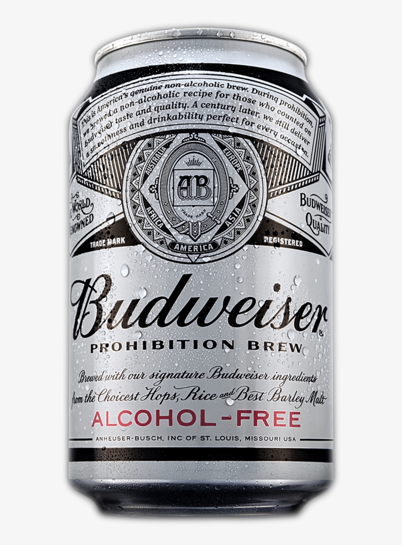 Inb3546 Budweiser Hero Can - Budweiser Beer - 40 Fl Oz Bottle, transparent png
