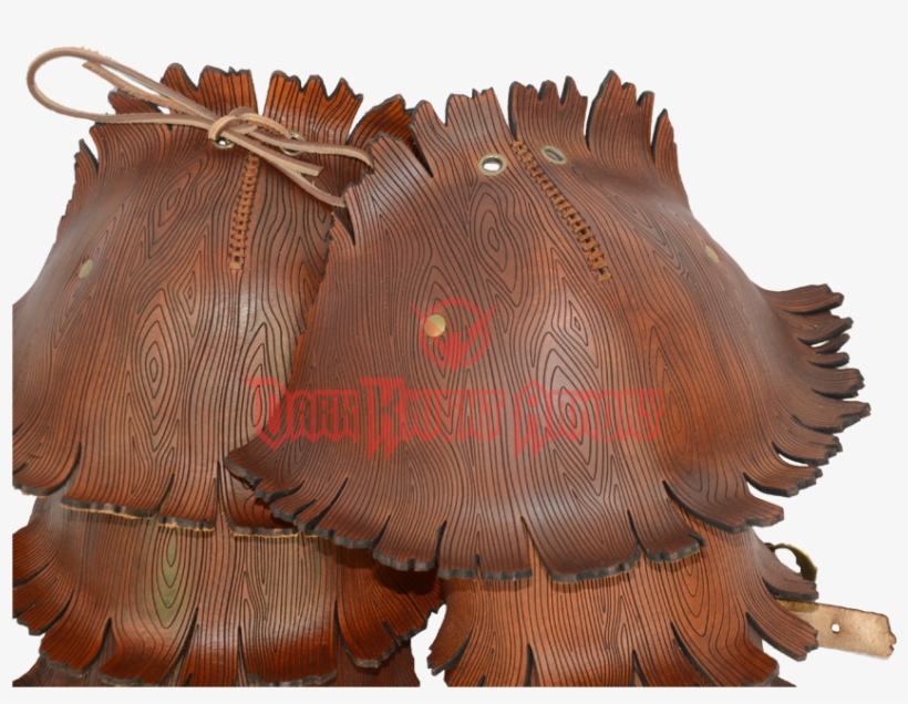 Woodland Tree Bark Pauldrons - Tortoise, transparent png