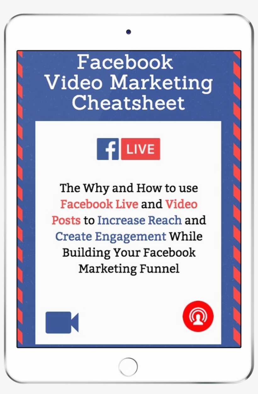 Facebook Live Video Marketing Cheatsheet - Social Video Marketing, transparent png