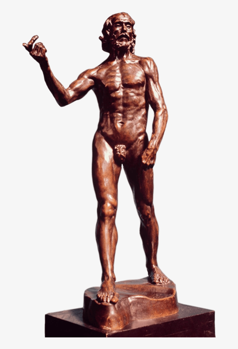 John The Baptist Preaching - St John The Baptist Preaching Rodin, transparent png