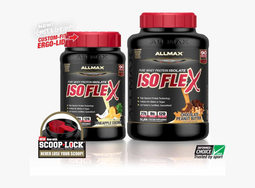 Allmax Nutrition Isoflex At Bodybuilding - Isoflex Allmax, transparent png