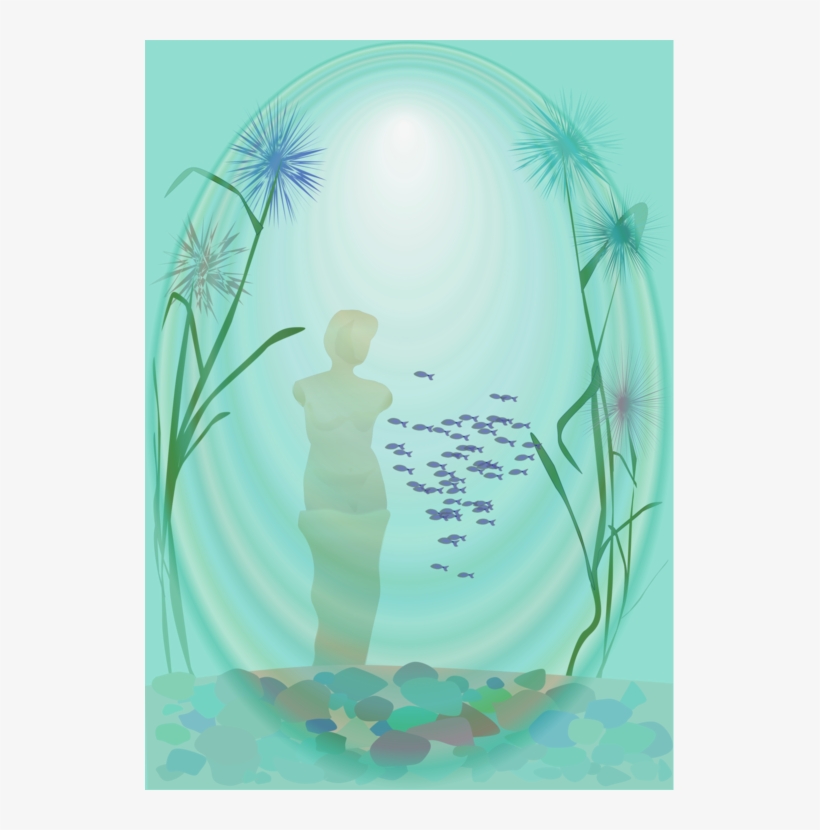 Statue Download Underwater Sculpture - Statue, transparent png