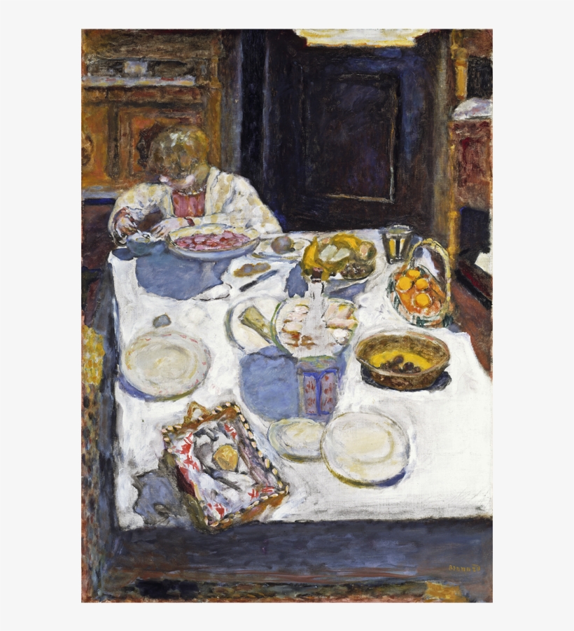 La Mesa - Pierre Bonnard The Table, 1925 Museum Masters Art Print, transparent png