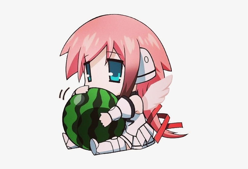 Ikaros Pip-boy Background - Heaven's Lost Property Chibi, transparent png