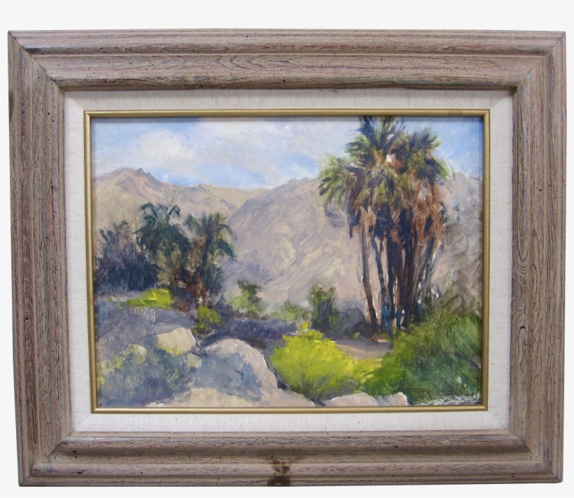 Darwin Duncan Listed Original Early California Desert - Landscape, transparent png