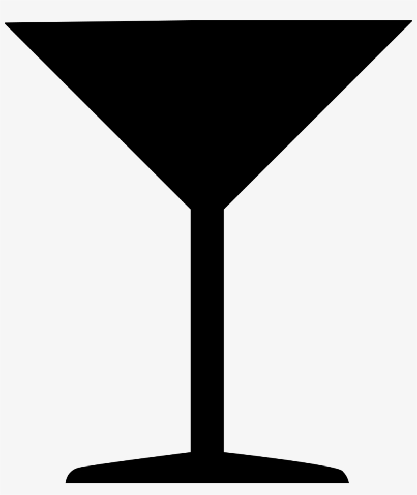 Martini Glass Silhouette Cocktail Glass Silhouette Png 1000x1138