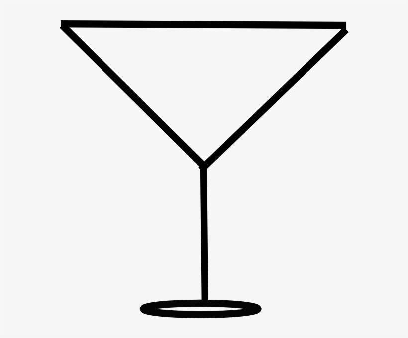 Margarita Clip Martini Glass - White Martini Glass Clip Art, transparent png