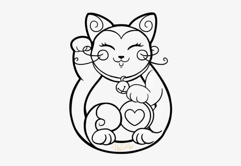 Clean Lineart - Cat, transparent png