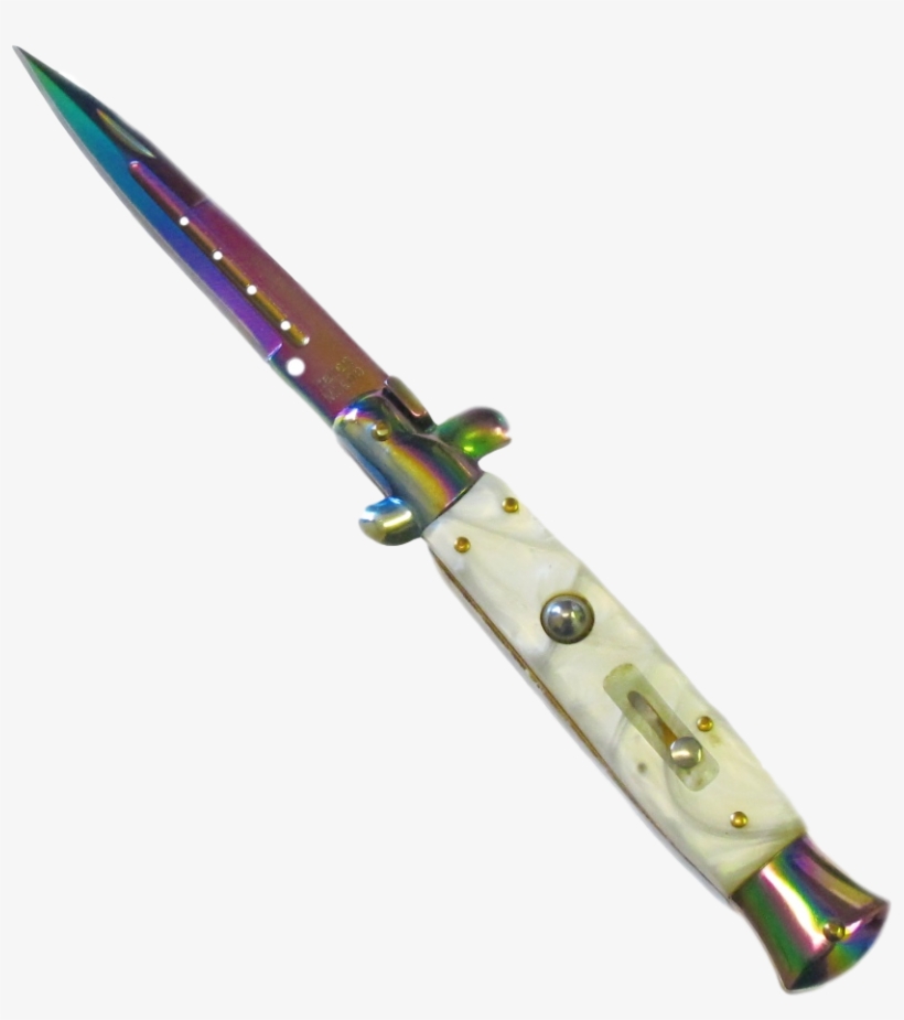 Milano Switchblade Knife With Synthetic Pearl Handle - Switchblade, transparent png