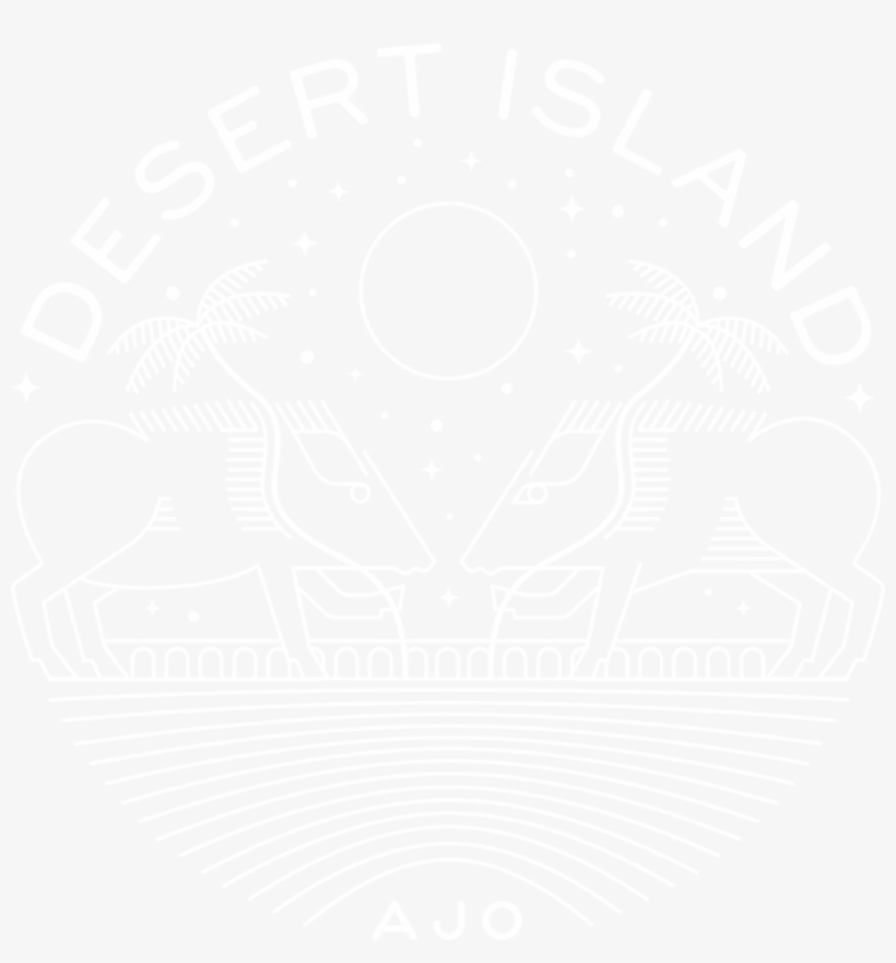 Desert Island Logo White - White Audi Logo Transparent, transparent png