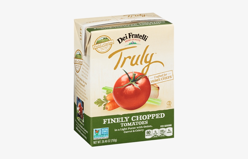 Truly Finely Tomatoes With - Dei Fratelli Truly Tomatoes, Finely Chopped,, transparent png
