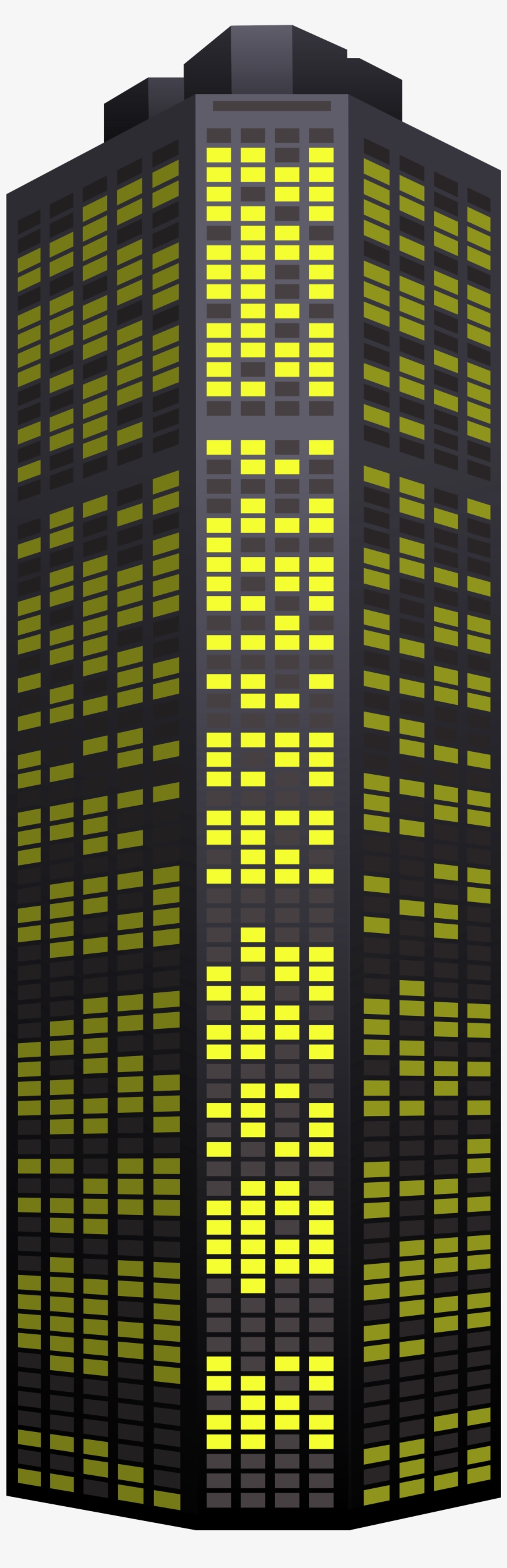 Yellow Skyscraper Png Clip Art - Portable Network Graphics, transparent png