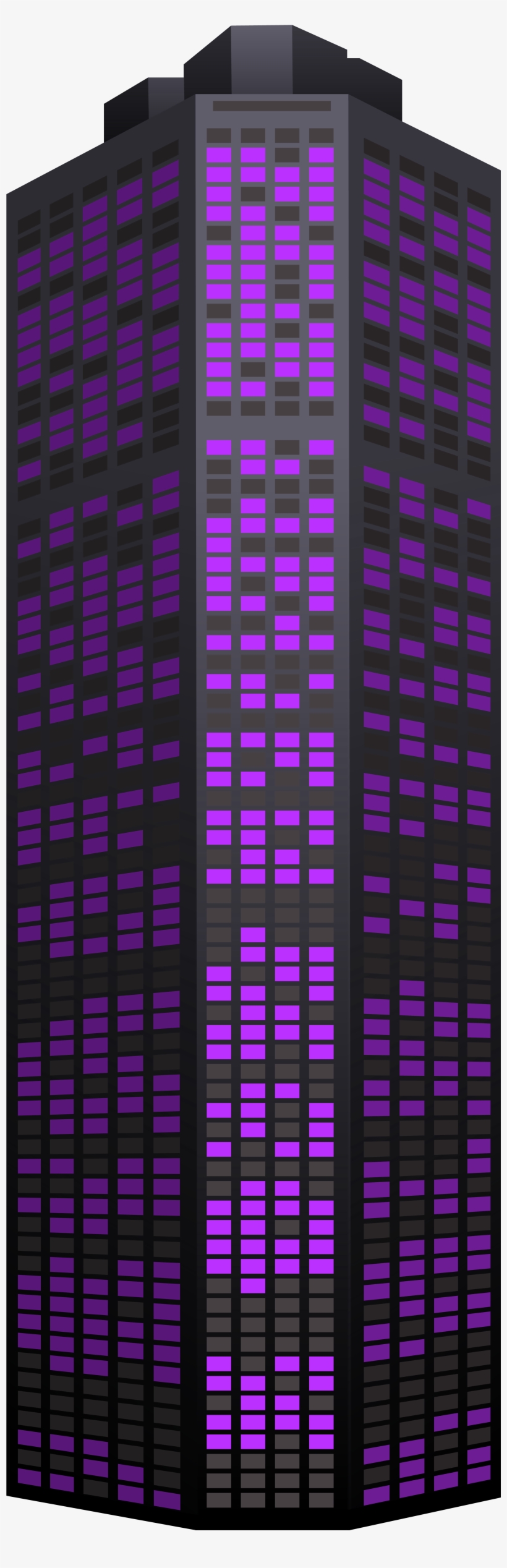Purple Skyscraper Png Clip Art - Union Station, transparent png