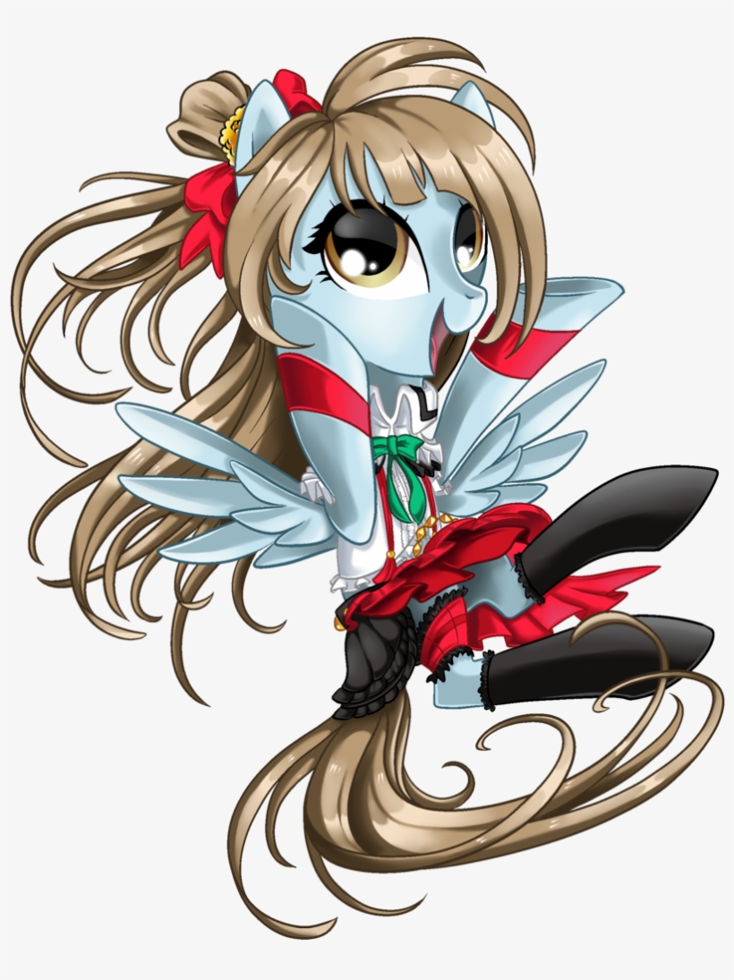 Okapifeathers, Crossover, Kotori Minami, Love Live - Cartoon, transparent png