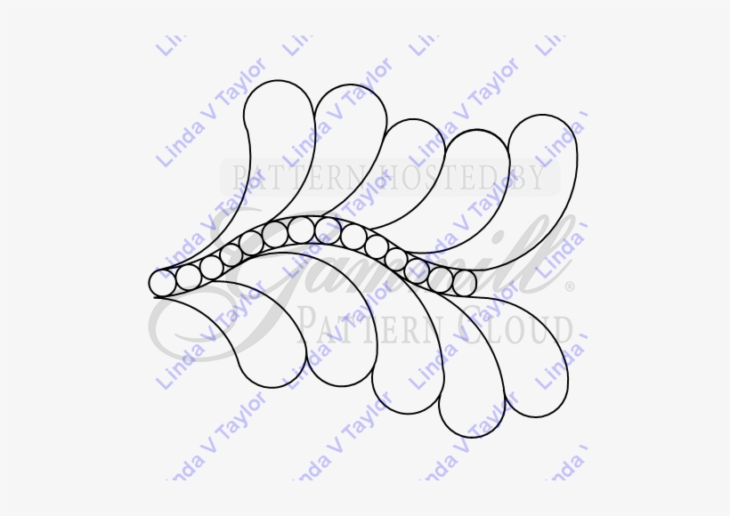 Lt 2244 Feather Border - Calligraphy, transparent png